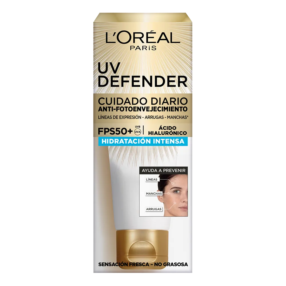 Crema Facial Uv Defender Hidratacion Intensa Uv Defender 40 g