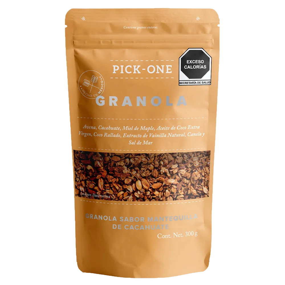 Granola Mantequilla De Cacahuate Pick-One 300 g