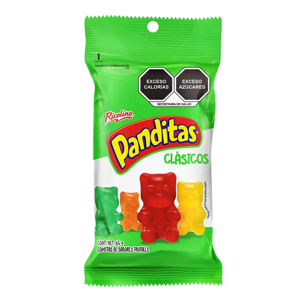 Panditas Clasicos Ricolino 65 g