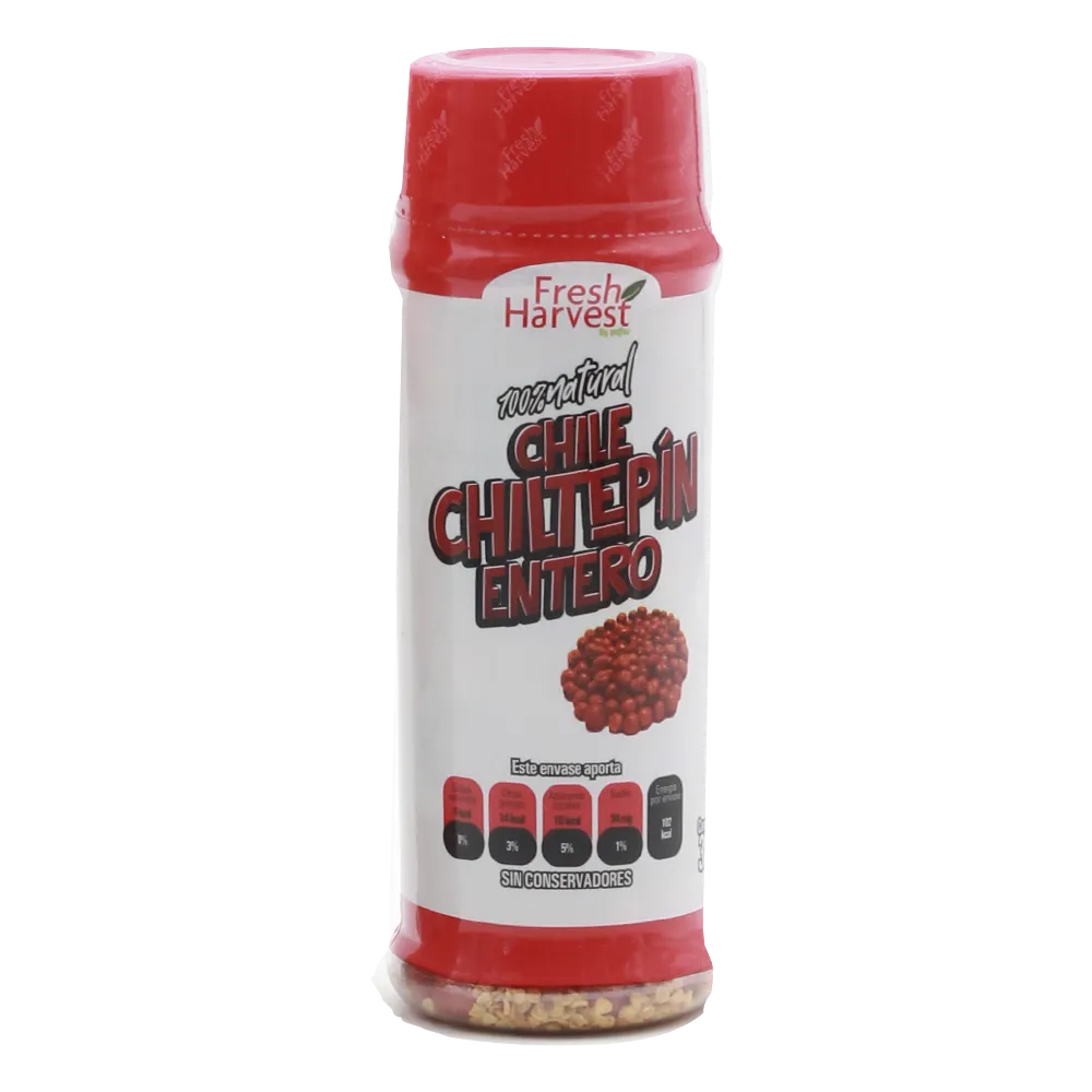 Chile Chiltepin Entero Bote Fresh Harvest 30 Gr