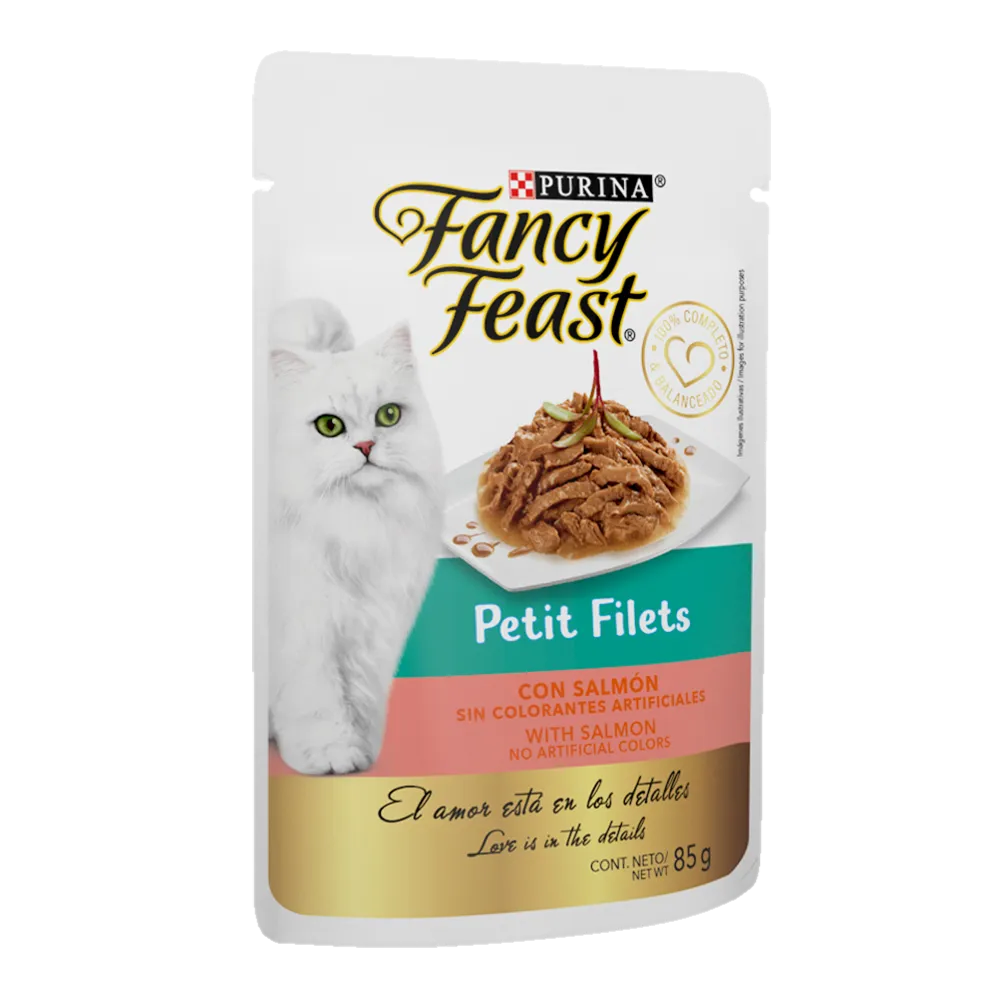 Alimento Humedo Premium Para Gato Salmon Fancy Feast 85 g