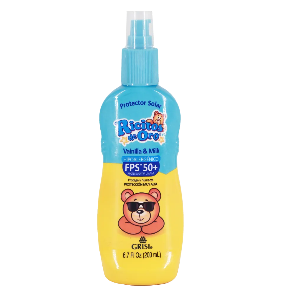 Protector Solar Fps 50+ Ricitos De Oro 200 Ml