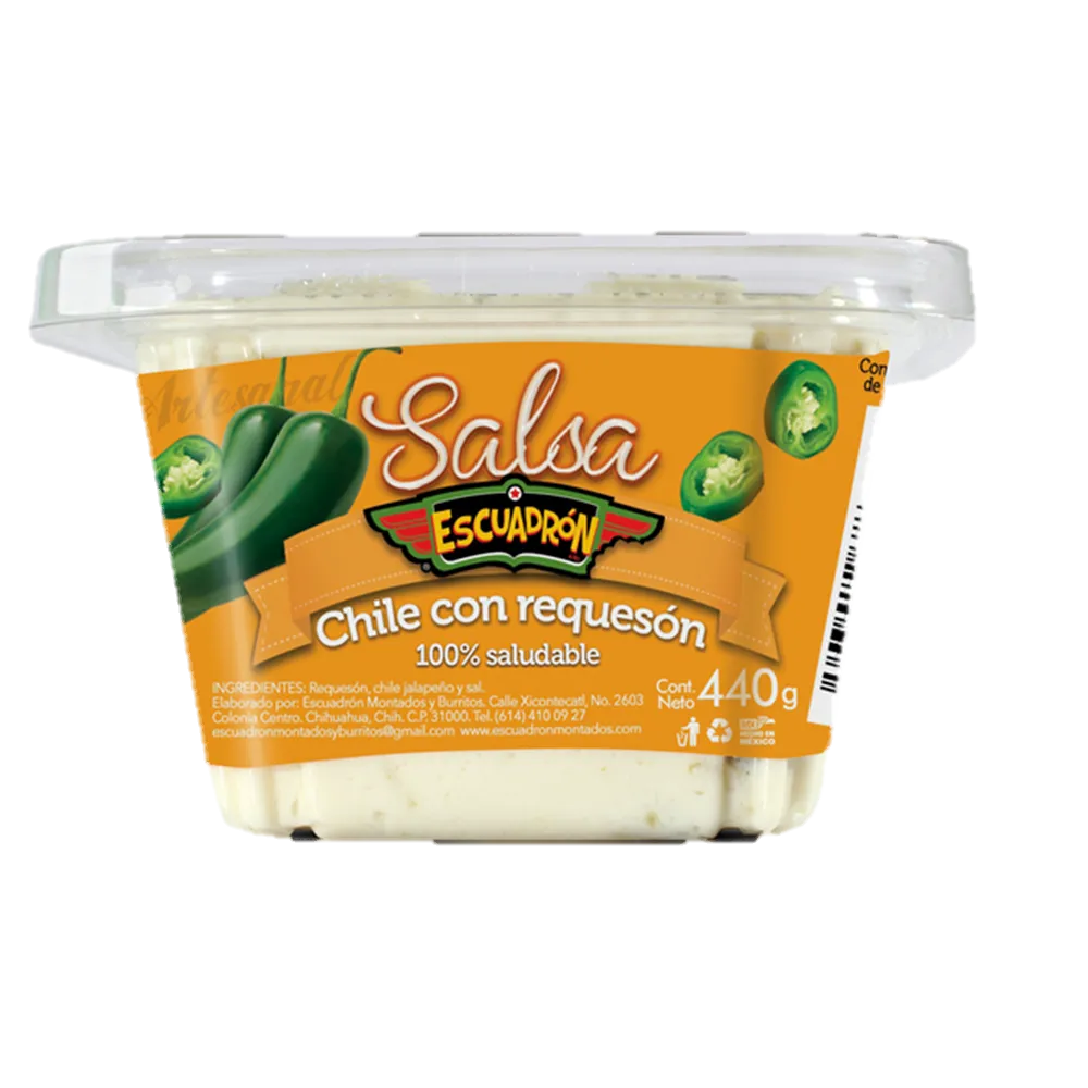 Requeson Con Chile Escuadron 440 Gramos Escuadron 440 g