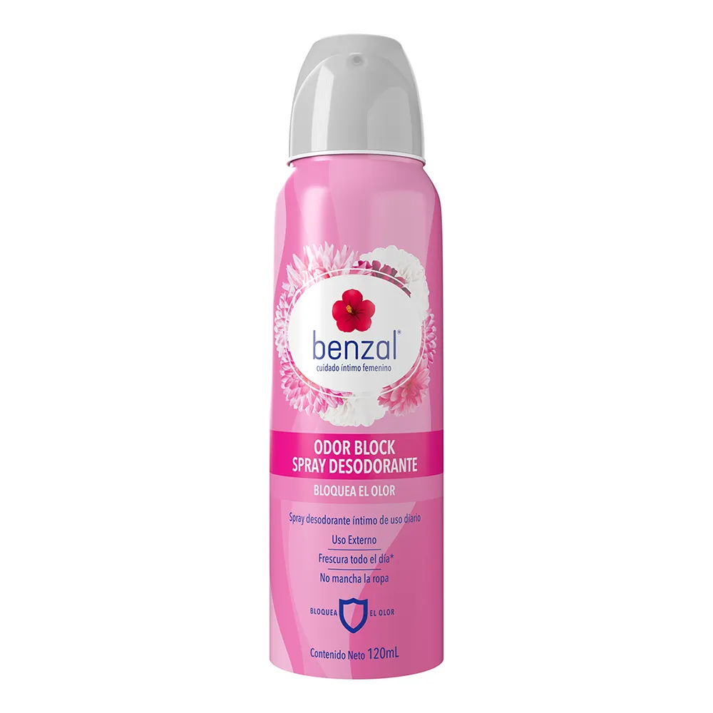 Spray Desodorante Odor Block Benzal 120 Ml