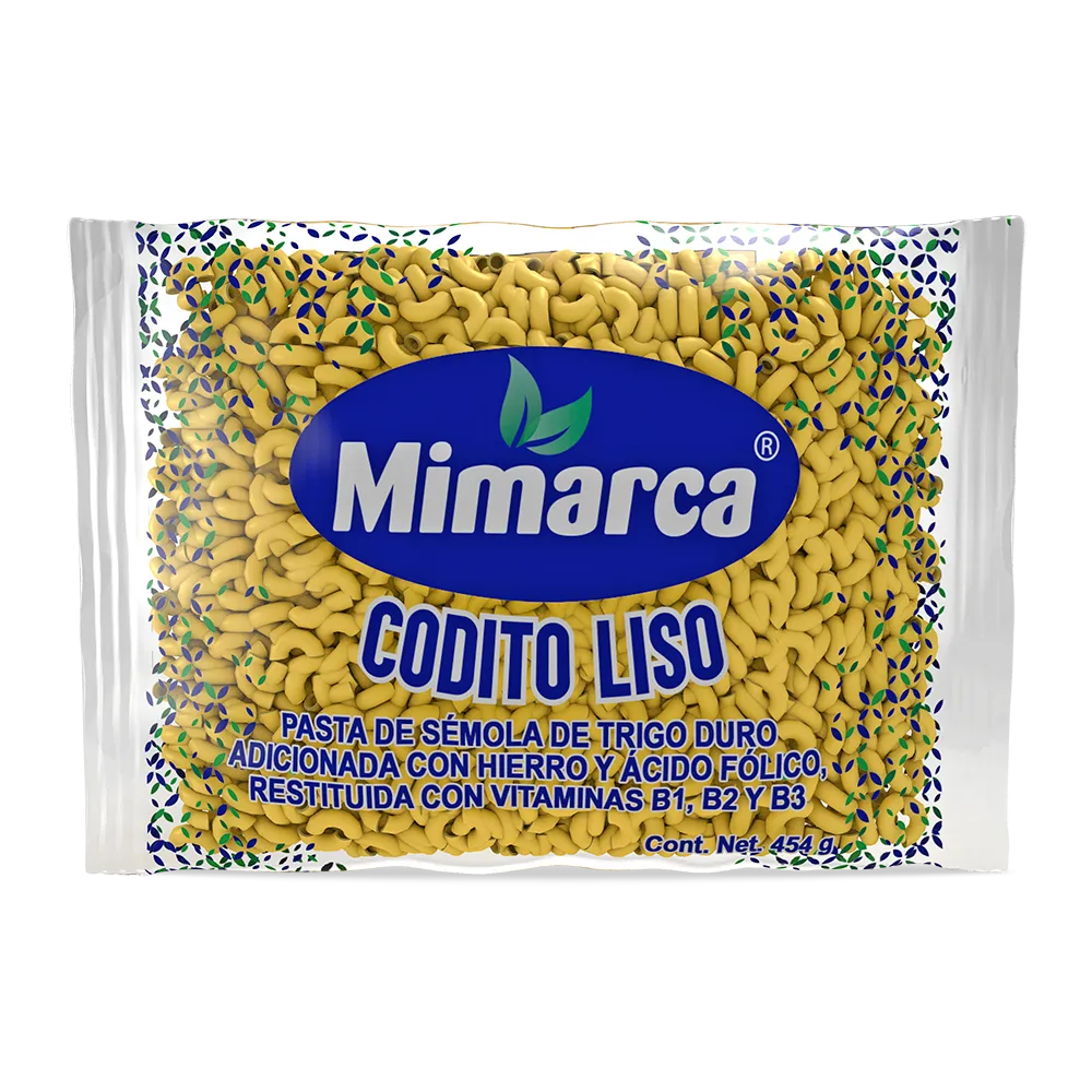 Pasta Para Sopa Codo Liso Mimarca 454 g