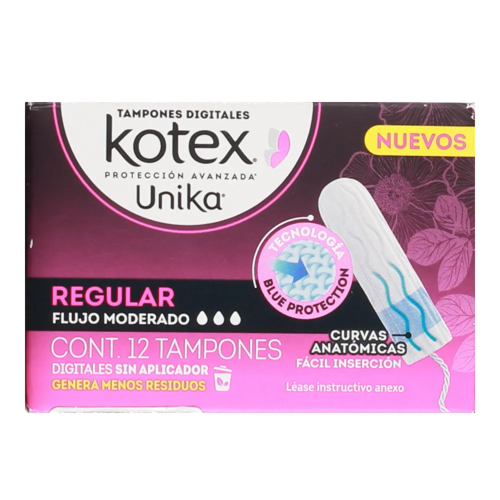 Tampones Regular Unika 12 Pza