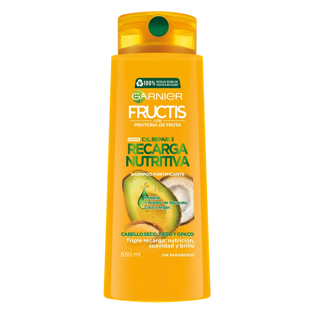 Shampoo Recarga Nutritiva Fructis 650 Ml