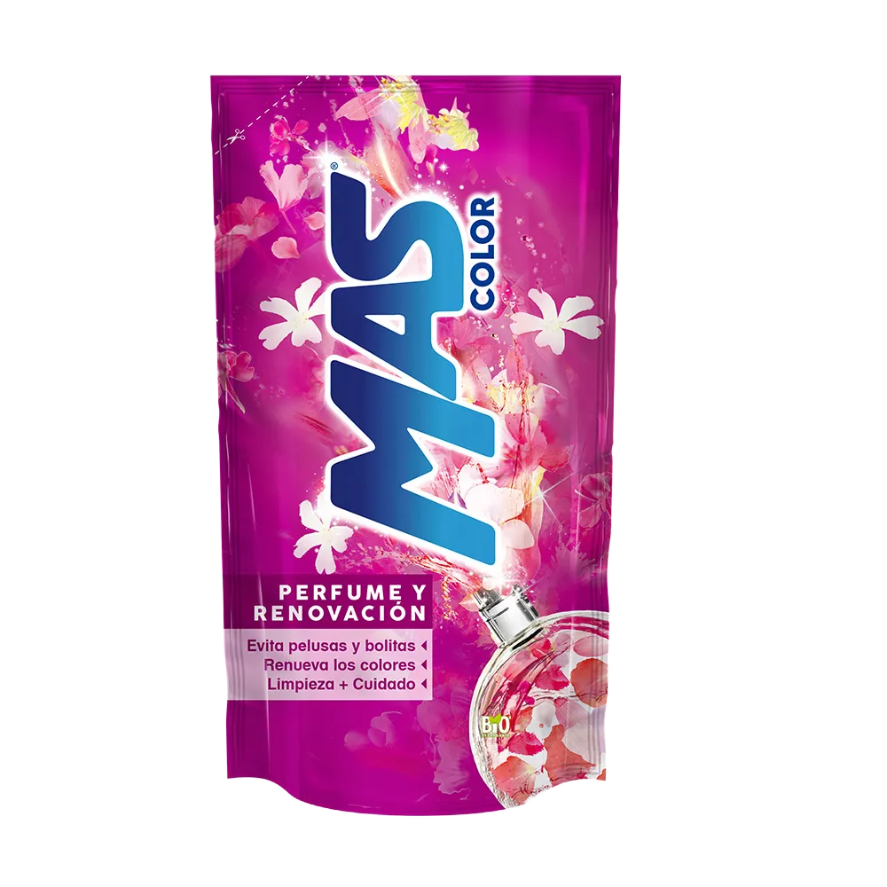 Detergente Liquido renueva y florece Mas Color 830 ml