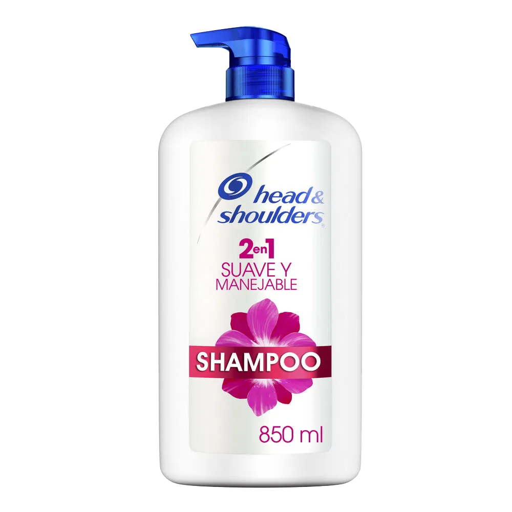 Shampoo 2En1 Suave Y Manejable Head&Shoulders 850 Ml