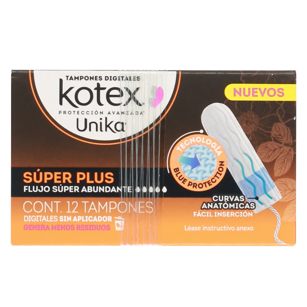Tampones Super Plus Unika 12 Pza