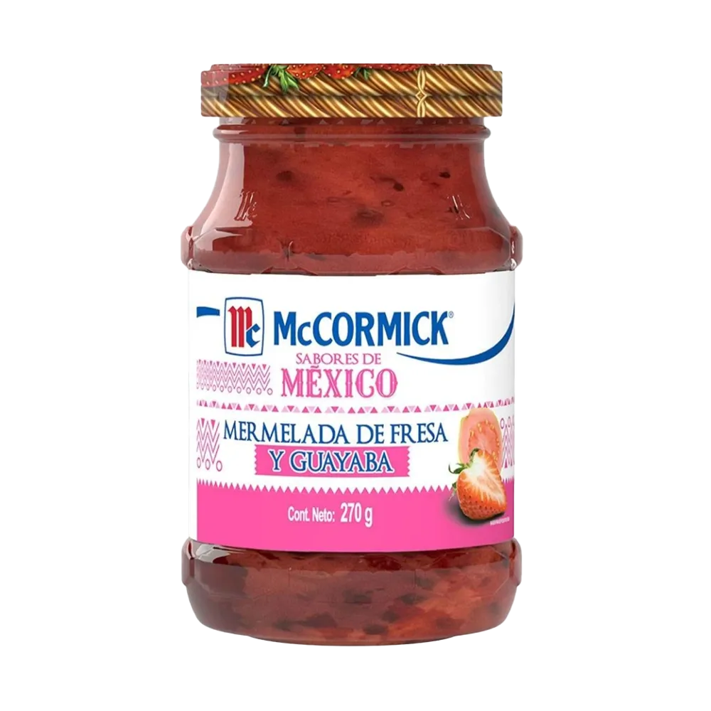 Mermelada de Fresa Y Guayaba Sabores de México Mccormick 270 g