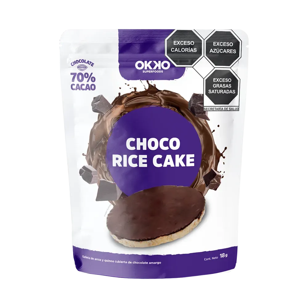 Galleta Choco Rice Cakes Okko 18 g