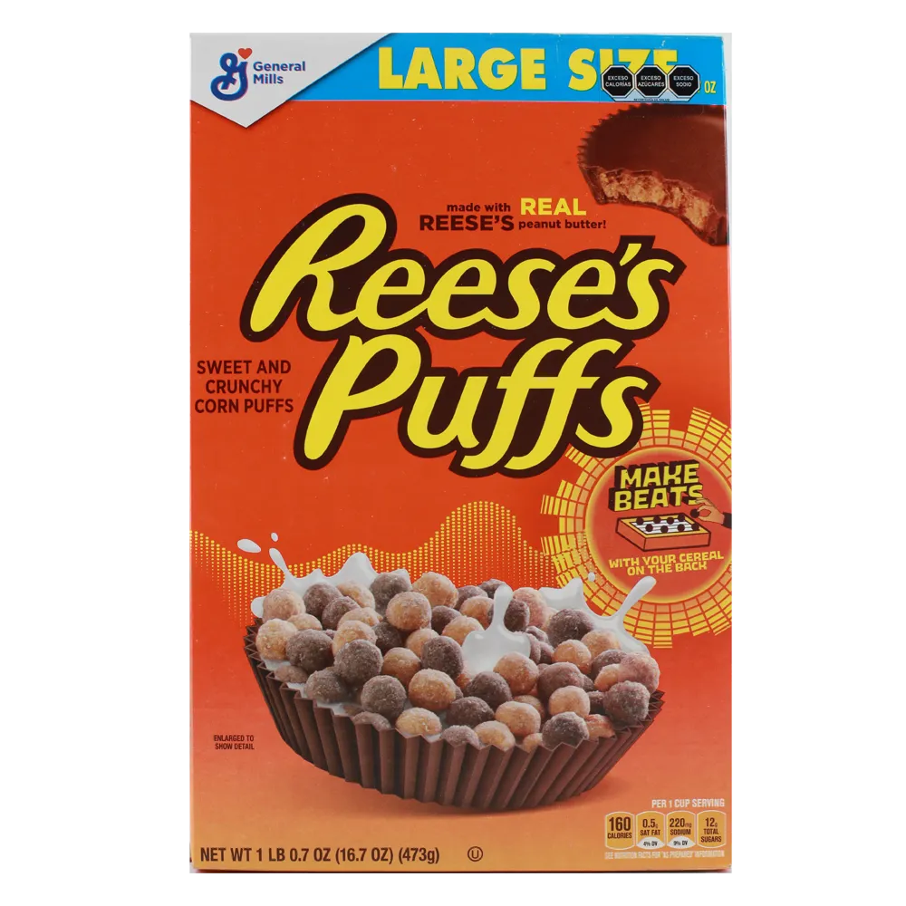 Cereal Reeses Puffs Original General Mills 16.7 oz