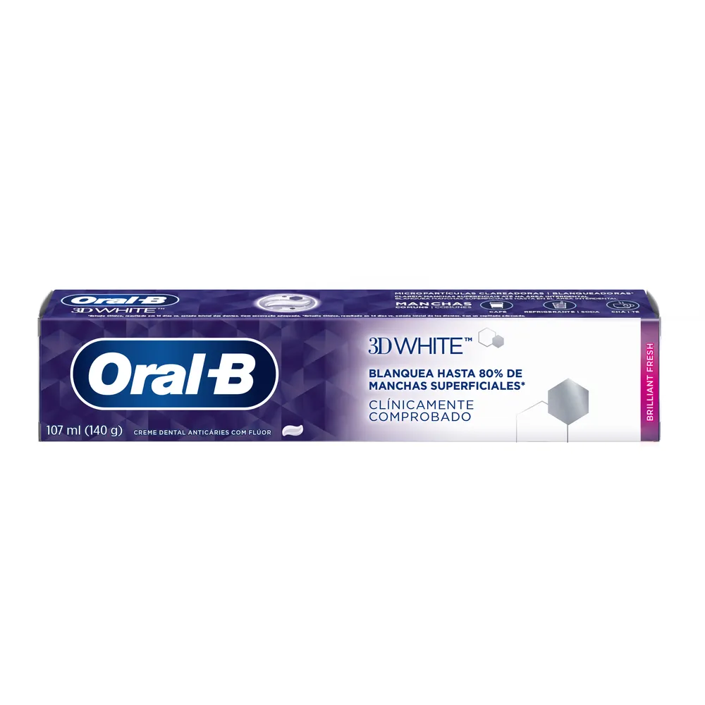 Crema Dental 3D White Oral B 107 Ml