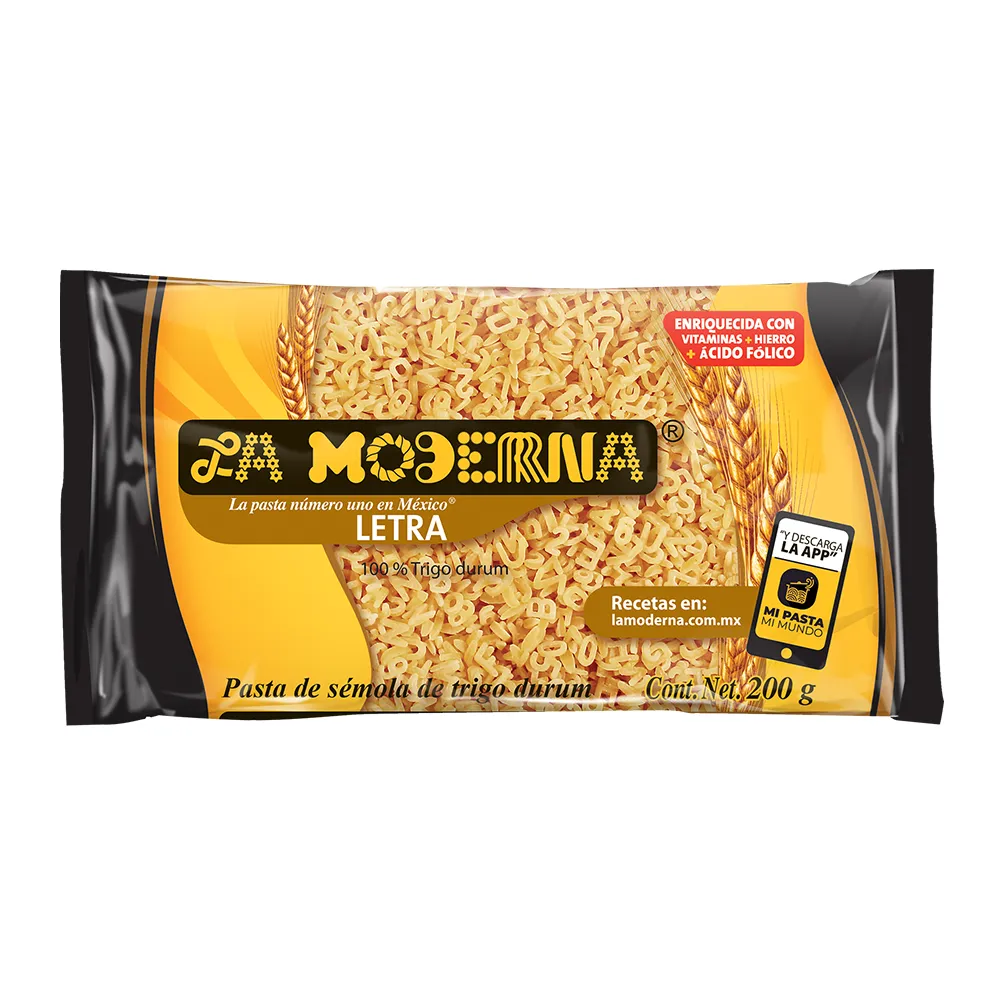Pasta Para Sopa Letra La Moderna 200 g