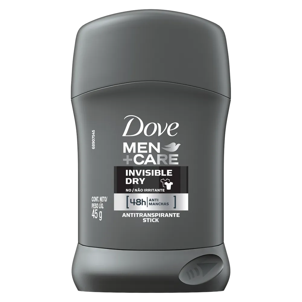 Antitranspirante Barra Invisible Dry Dove Men 45 g