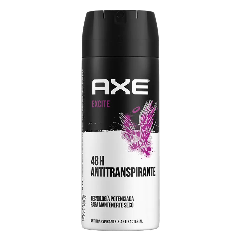 Antitranspirante Aerosol Excite Axe 88 g