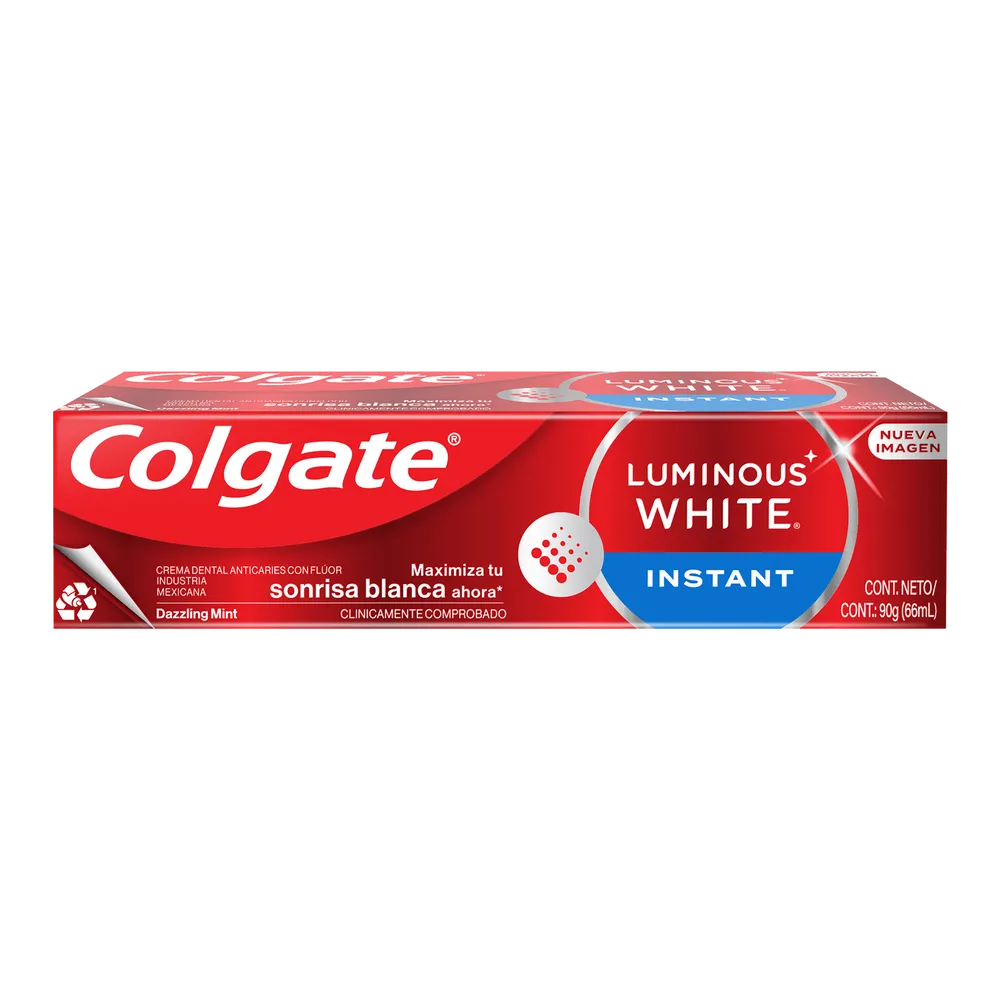 Crema Dental Instant Luminous White 66 Mlt