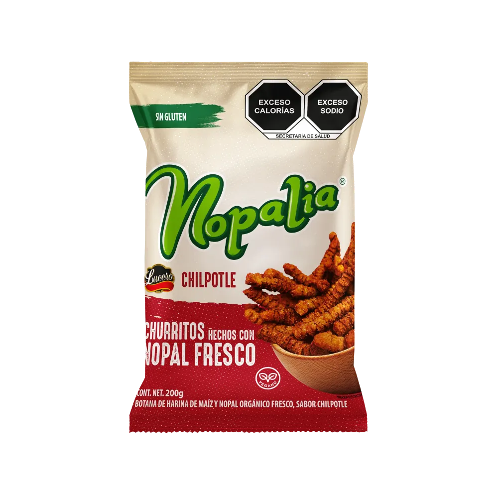 Churritos Chile Chipotle Nopalia 200 g