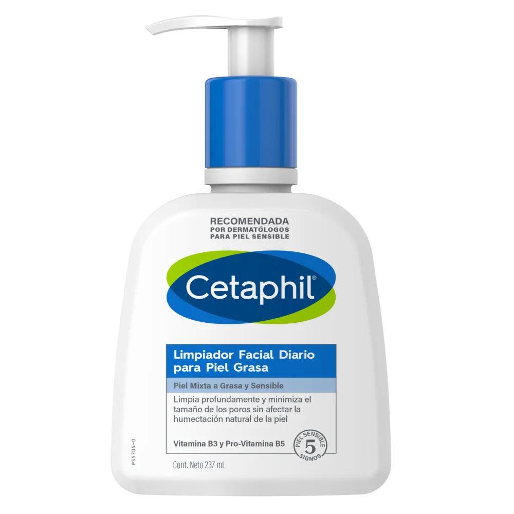 Gel Limpiador Piel Grasa Cetaphil 237 Ml