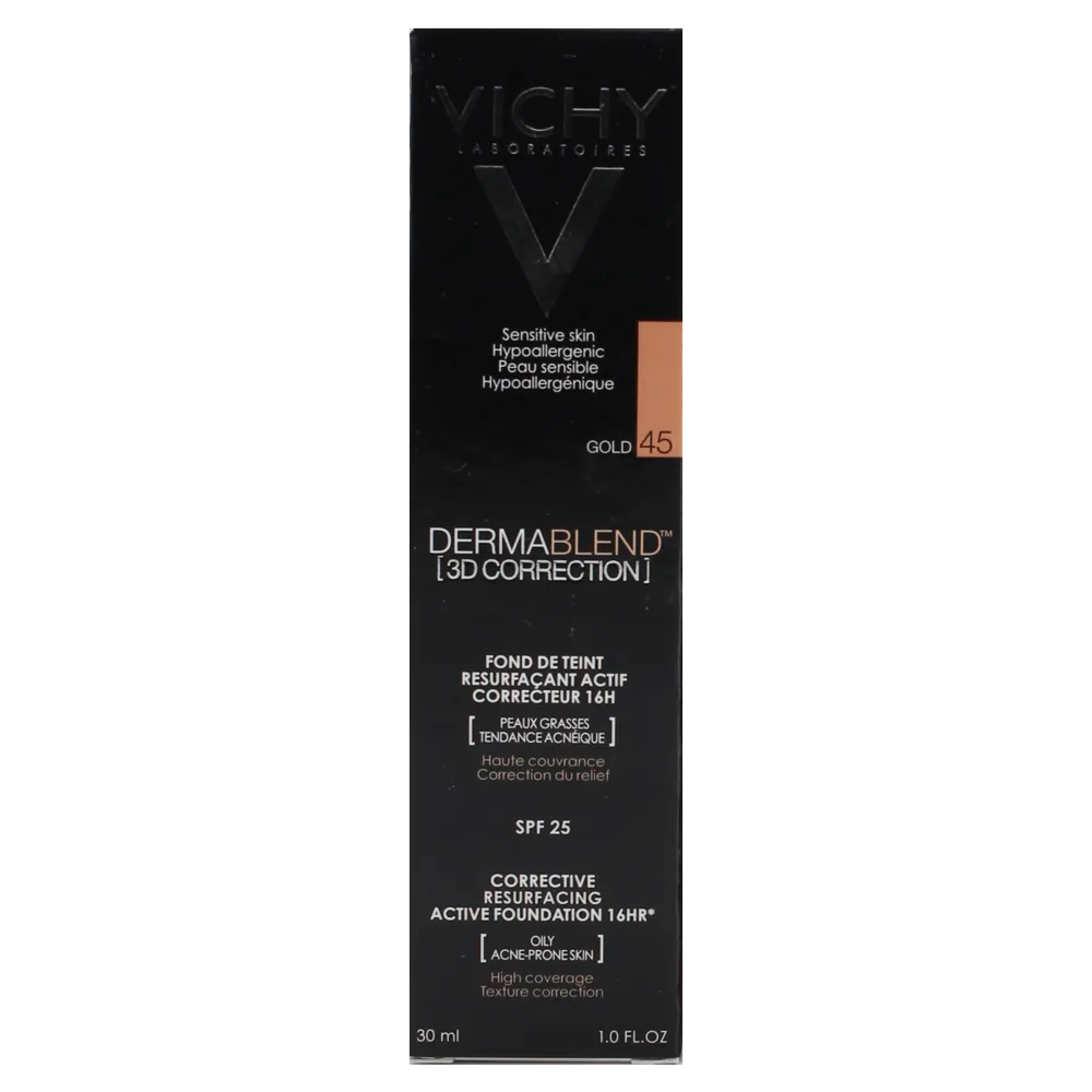 Maquillaje 3D Correction 45 Gold Dermablend Vichy 30 Ml