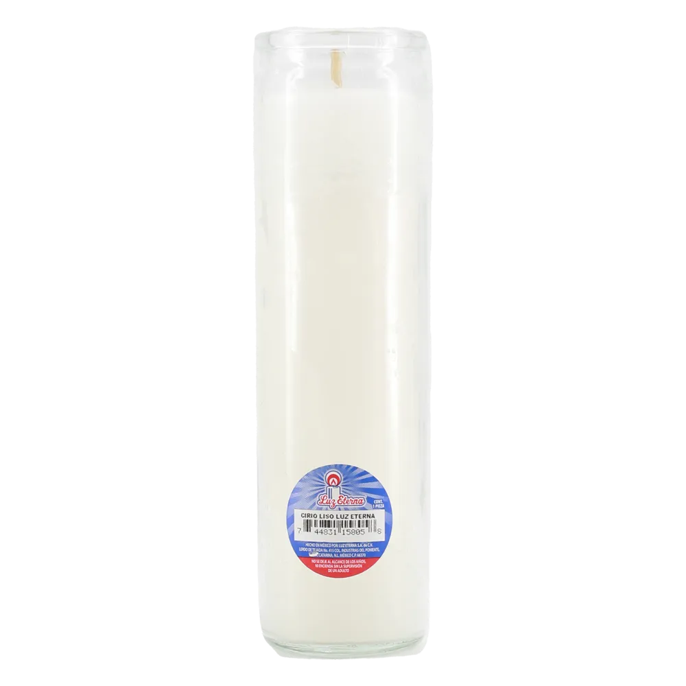 Veladora Cirio Liso Luz Eterna 1 Pza