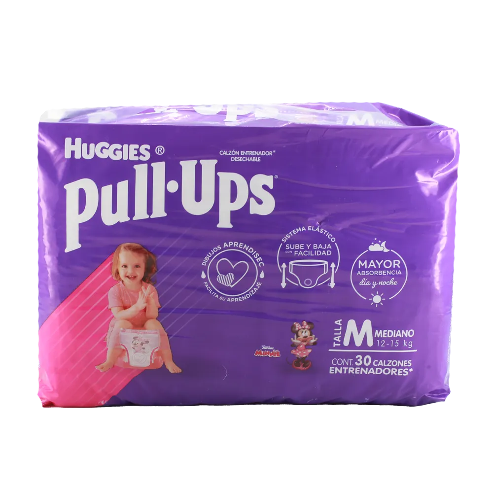 Calzon Entrenador M Niña Pull Ups 30 Pza