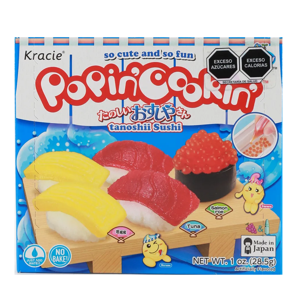 Kit De Caramelo Japones Popin Cookin Sushi Kracie 1 oz