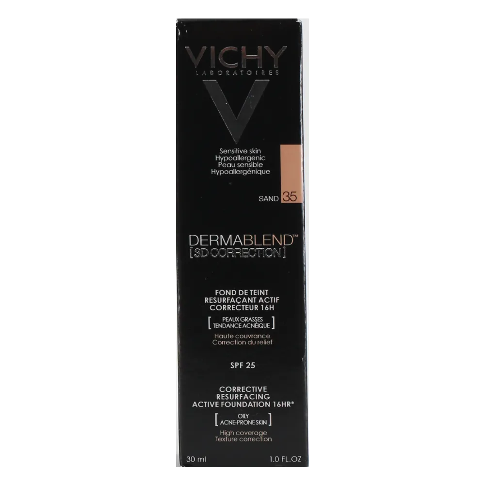 Maquillaje 3D Correction 35 Sand Dermablend Vichy 30 Ml