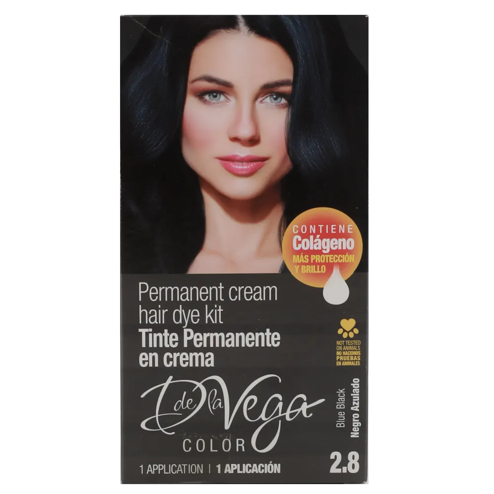 Tinte Tono 28 Negro Azula De La Vega 1 Pza