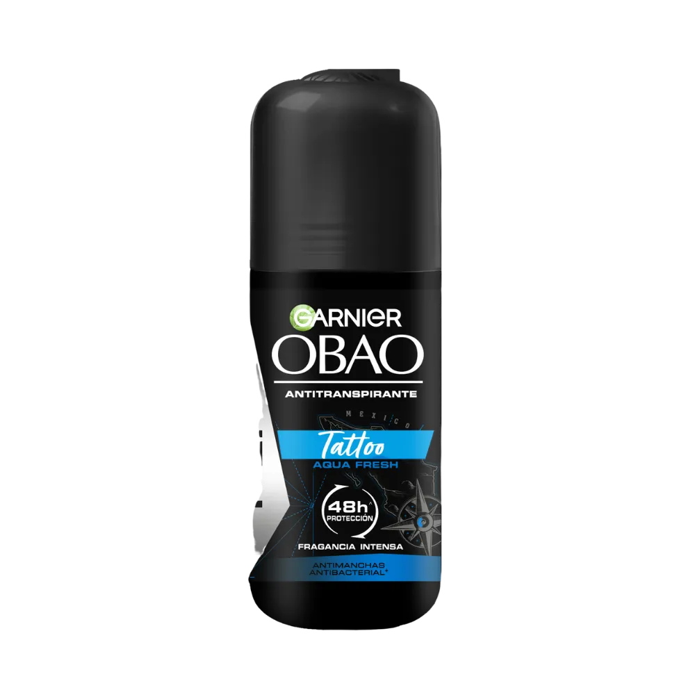 Antitranspirante Roll On Tatto Aqua Fresh Obao Men 65 g
