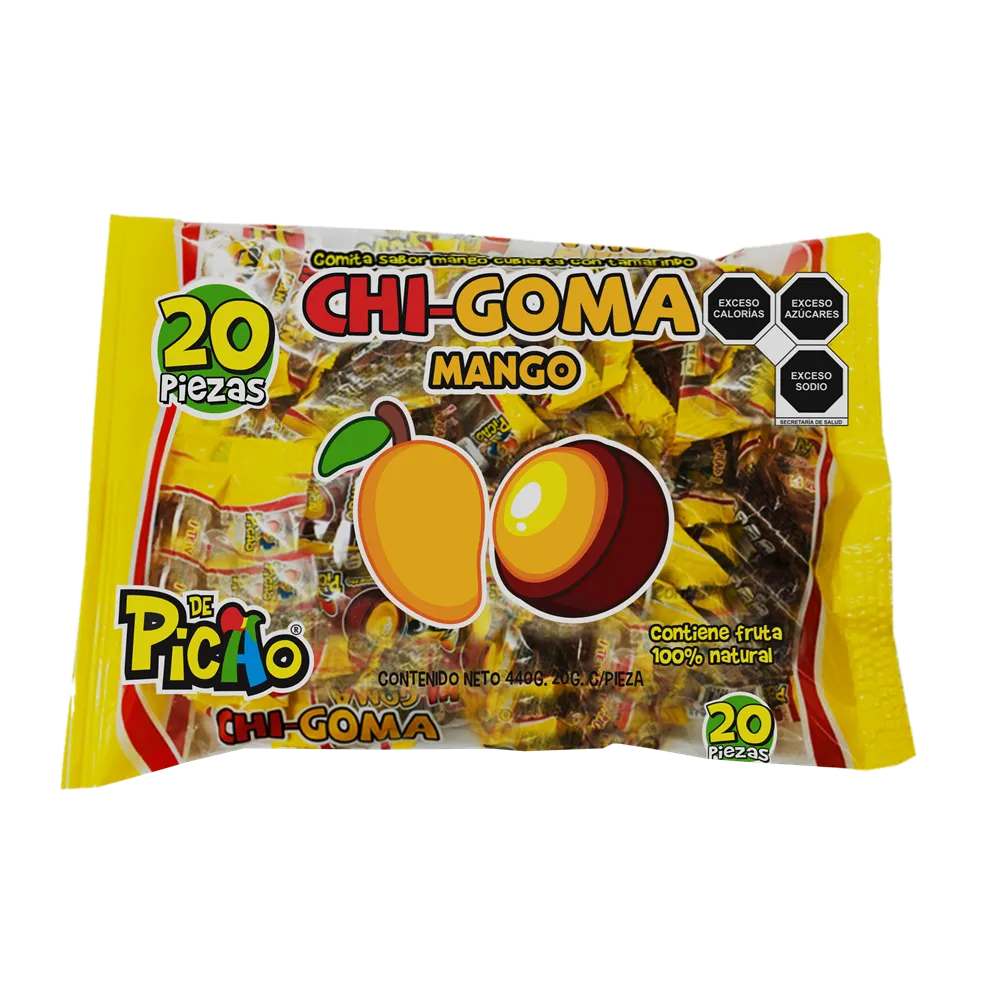 CHI GOMA MANGO PICAO 440 GRAMOS