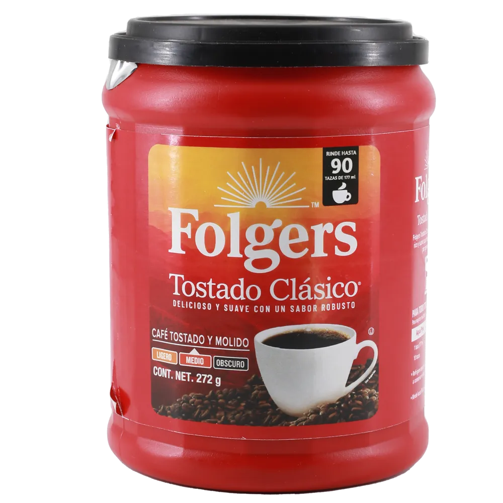 Cafe Tostado Y Molido Clasico Folgers 272 g
