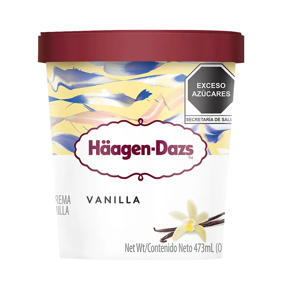 Helado De Vainilla Haagen Dazs   473 Ml