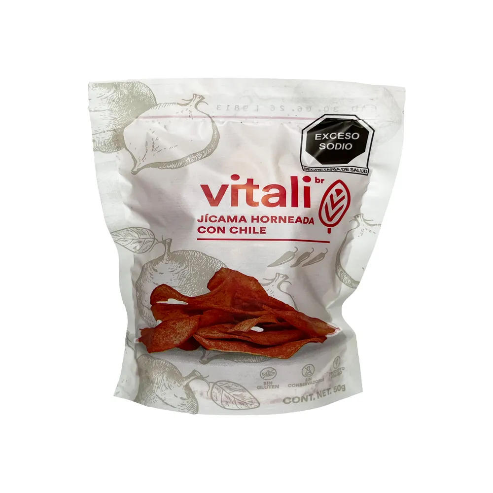 Jicama Horneada Con Chile Vitali 50 g