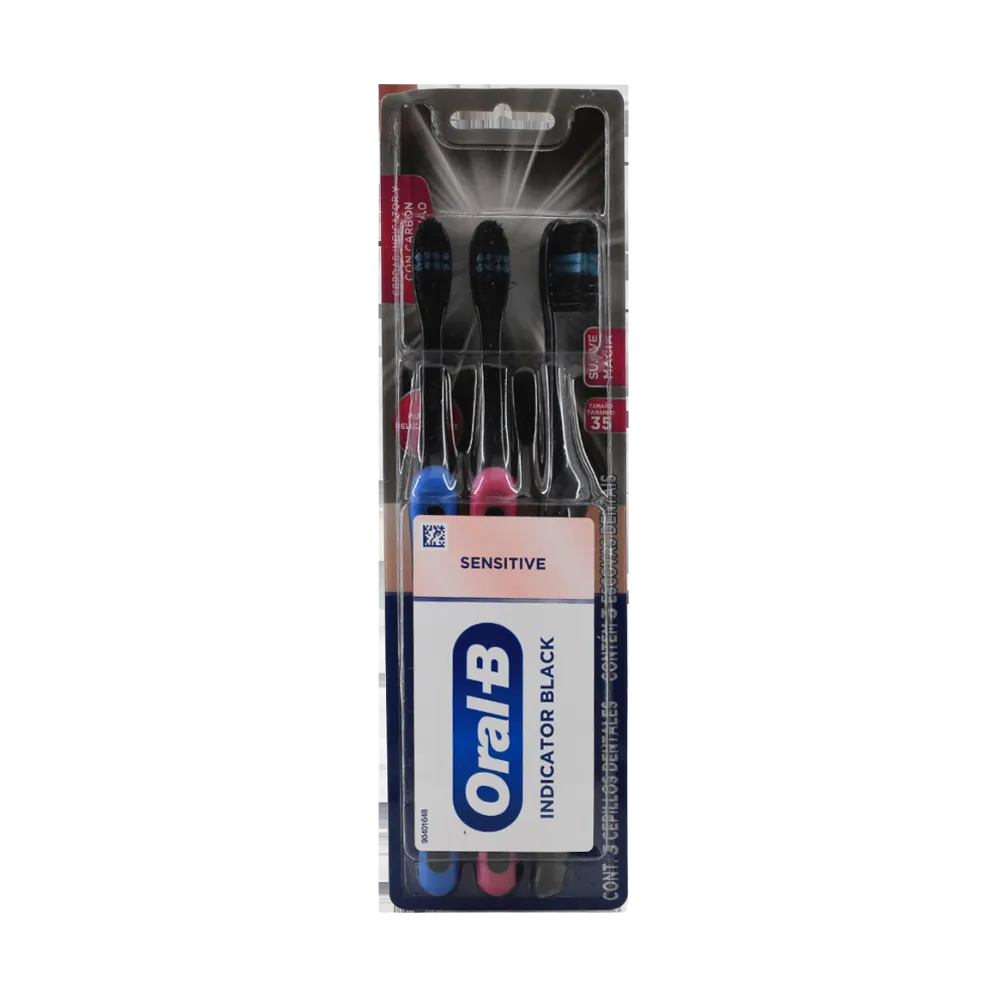 Cepillo Dental 3 Pack Carbon Oral B 3 Pza