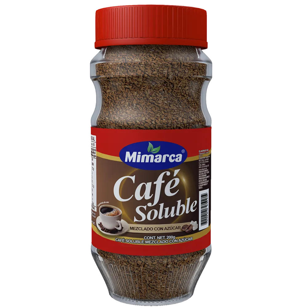 Cafe Soluble Mezclado Con Azucar Mimarca 200 g