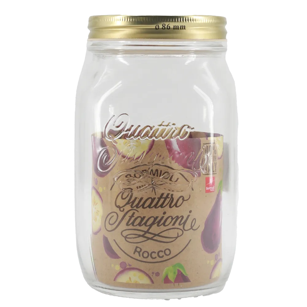 Frasco de Vidrio Linea Quattro Stagioni 1000 Ml Bormioli 1 Pza