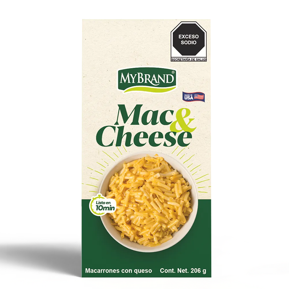 Macarron Con Queso Mybrand 205 g