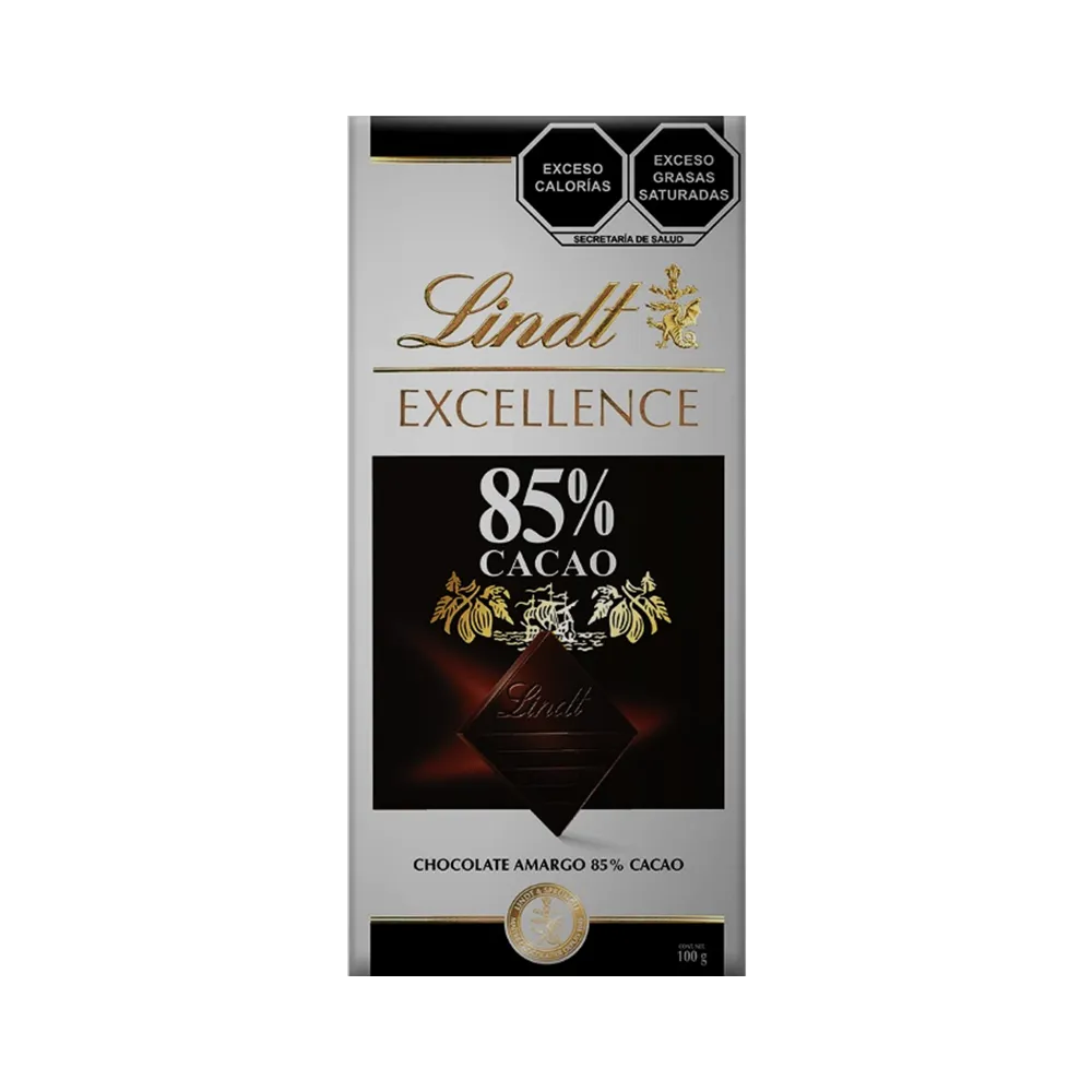 Tableta Chocolate Amargo 85% Cacao Excellence Lindt 100 g