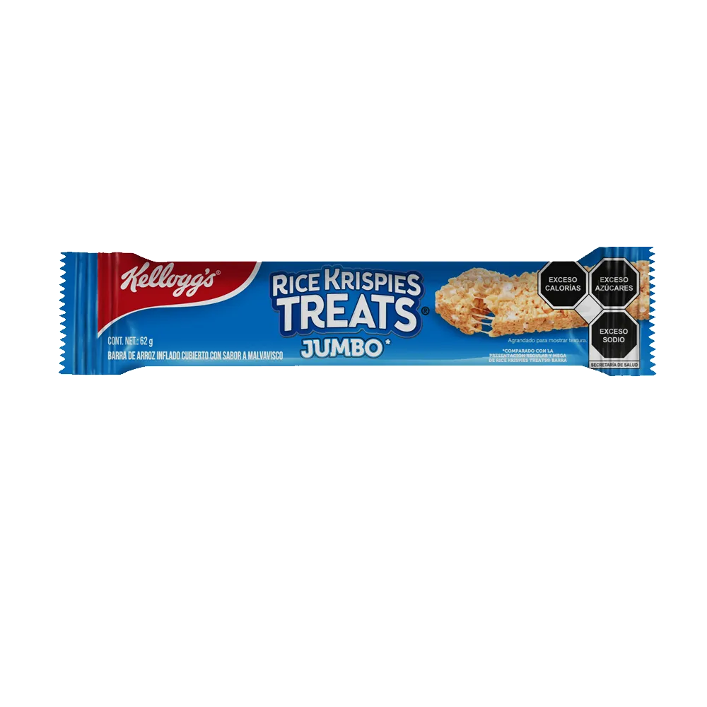BARRA RICE KRISPIES JUMBO RICE KRISPIES 62 GRAMOS