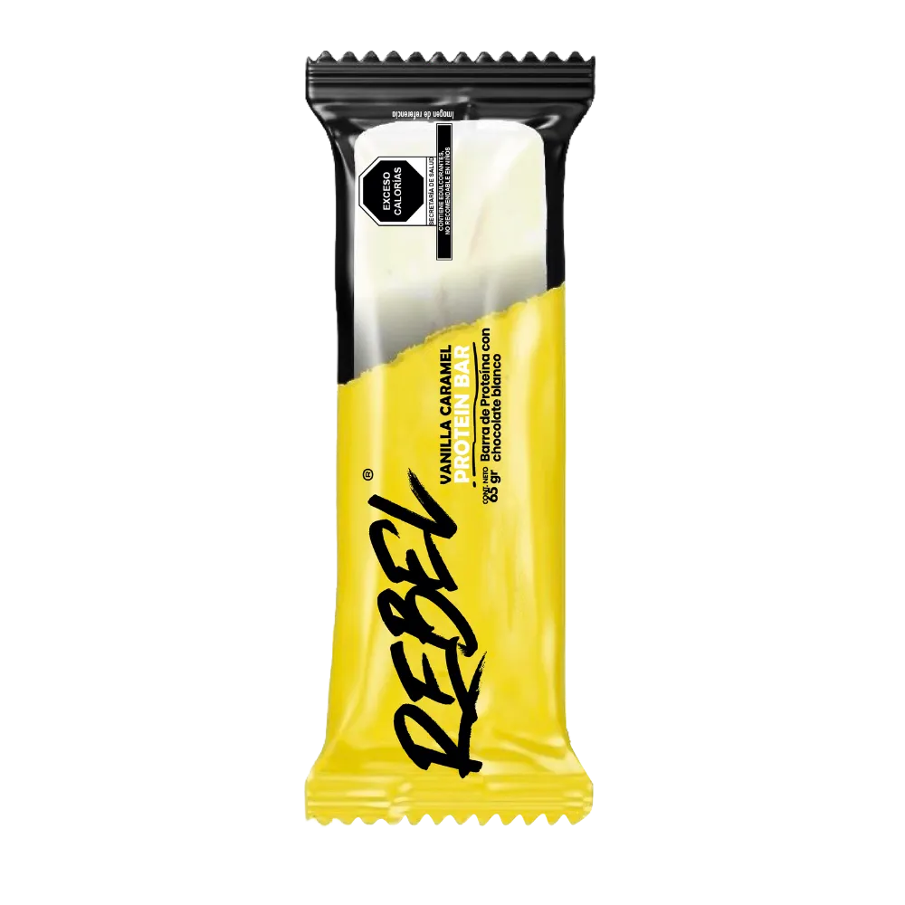 Barra Proteica Vanilla Caramel Rebel 65 g