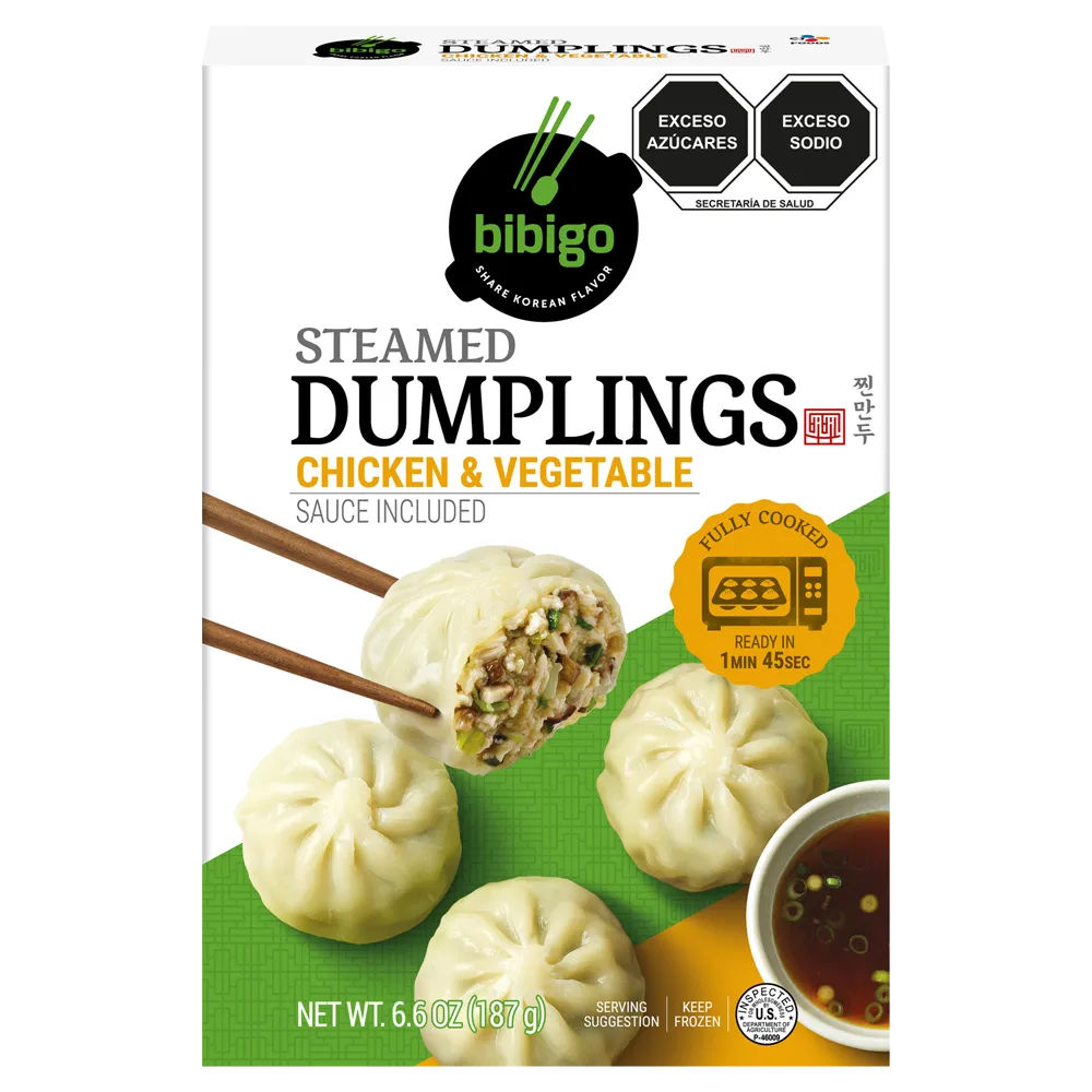 DUMPLING DE POLLO Y VEGETALES BIBIGO 187 GRAMOS