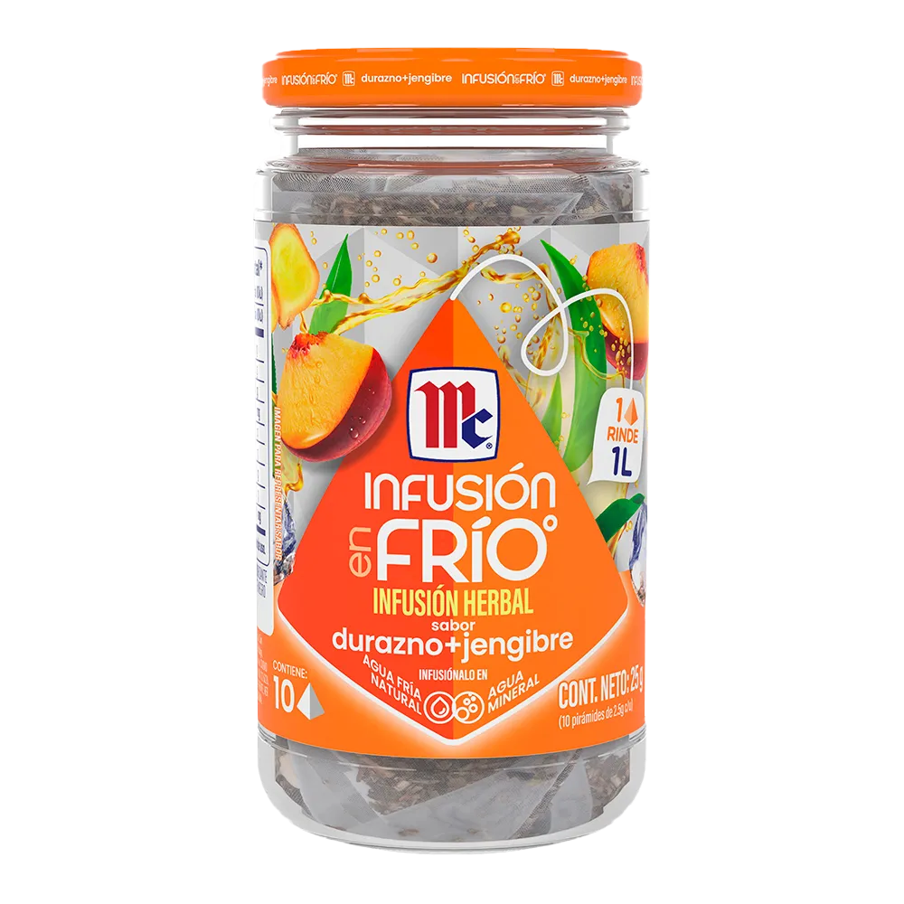 Infusion En Frio Durazno Y Jengibre Mc Cormick 25 g