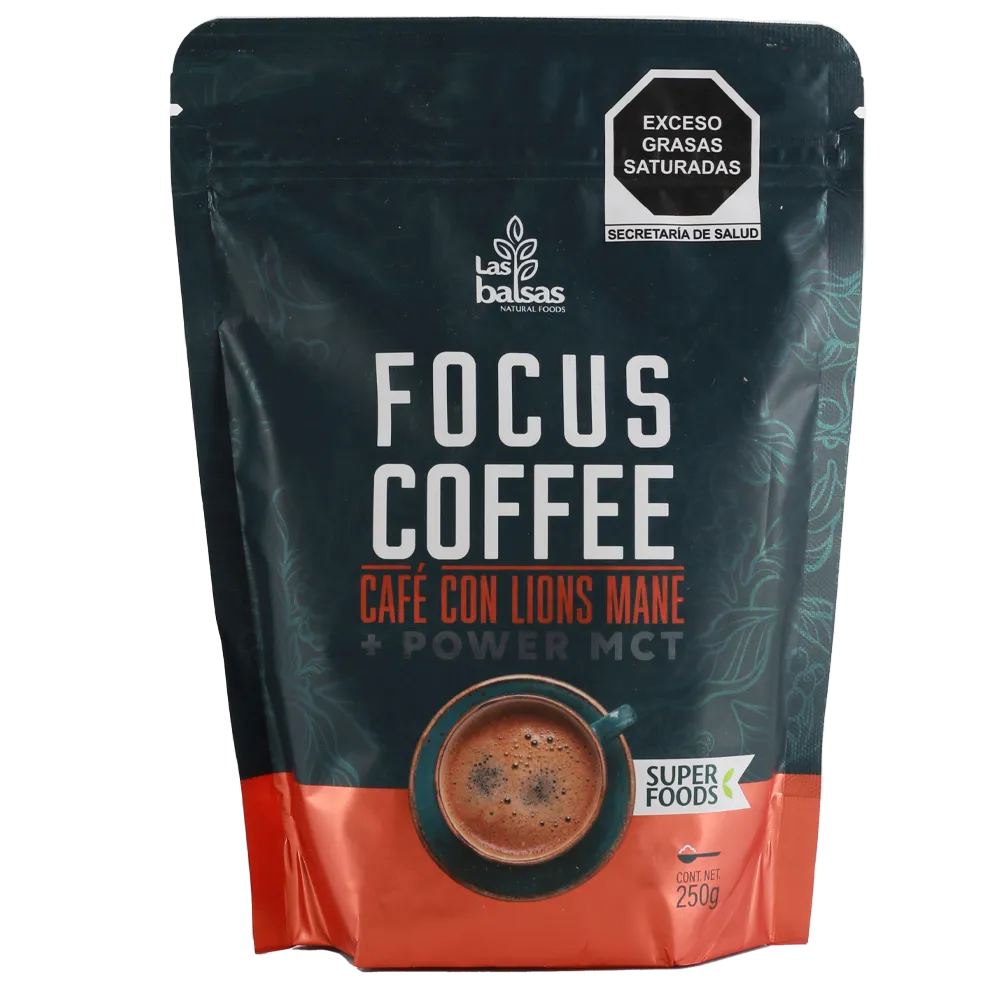 Focus Coffe Con Lions Mane + Power Mct Las Balsas 250 g
