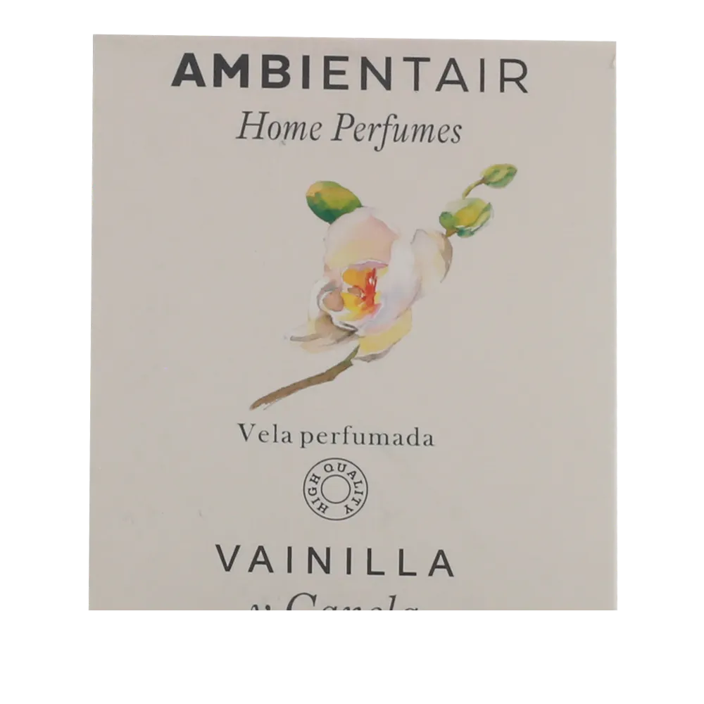 Vela Aromatica 30 Hrs Vainilla Canela Home Perfumes Ambientair 1 Pza