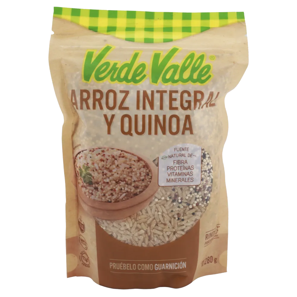 ARROZ INTEGRAL Y QUINOA VERDE VALLE 280 GRAMOS