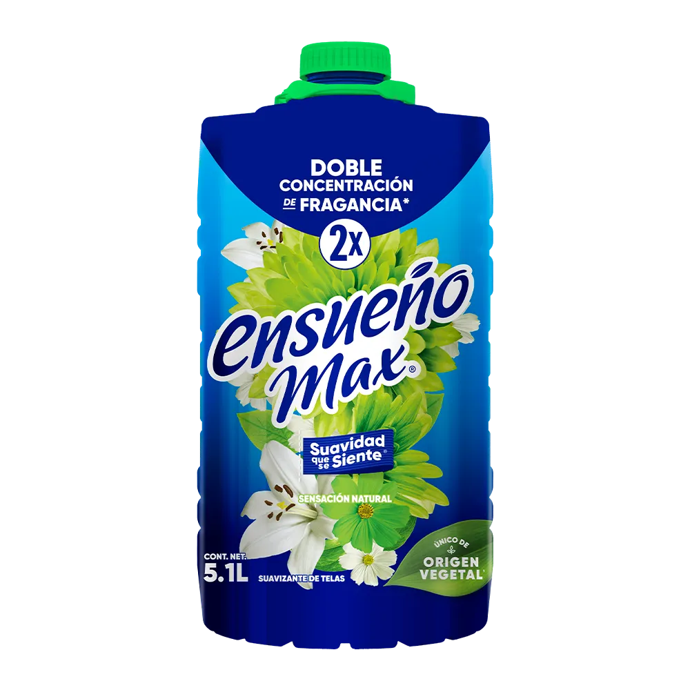 Suavizante De Tela sensacion natural Ensueño Max 5.1 lt