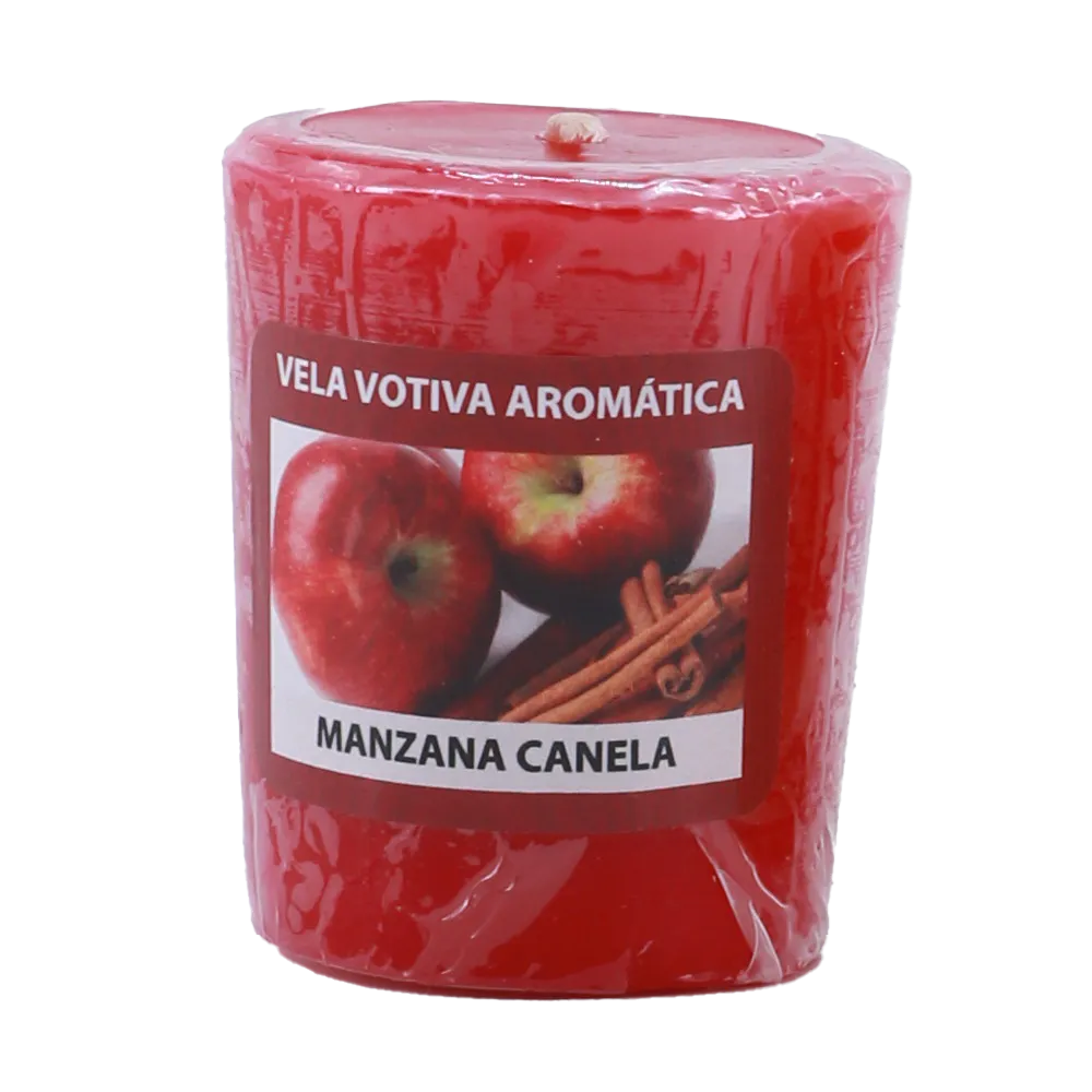 Vela Manzana Canela Votiva 60 Gr Chacel 1 Pza