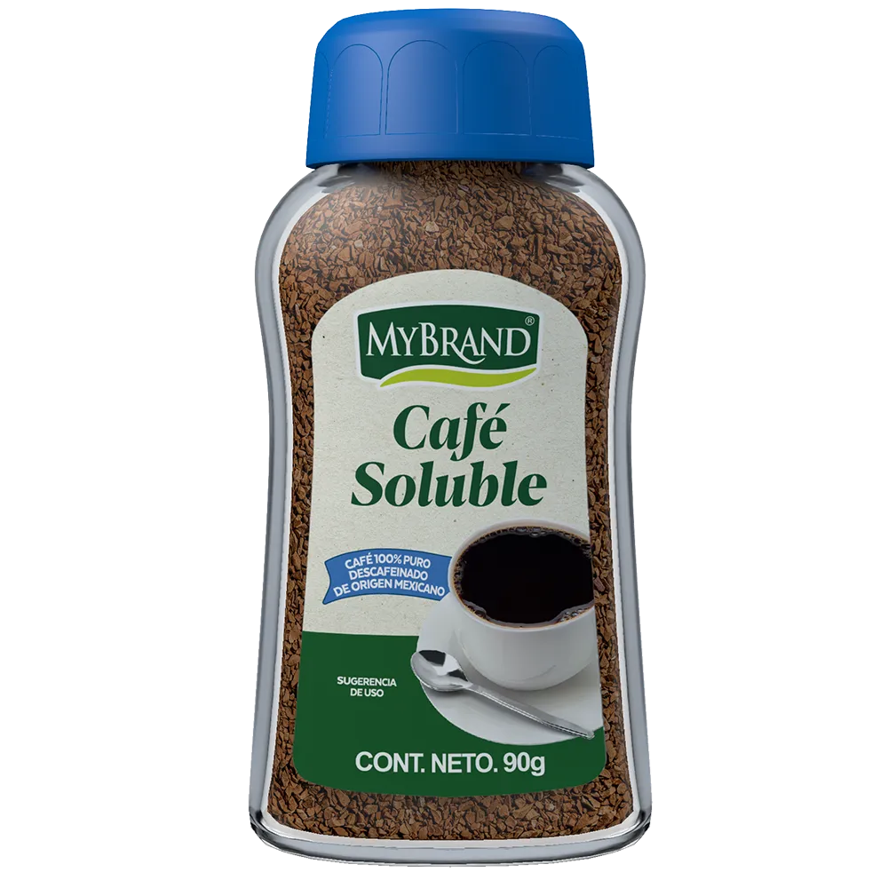 Cafe Soluble Descafeinado Mybrand 90 g